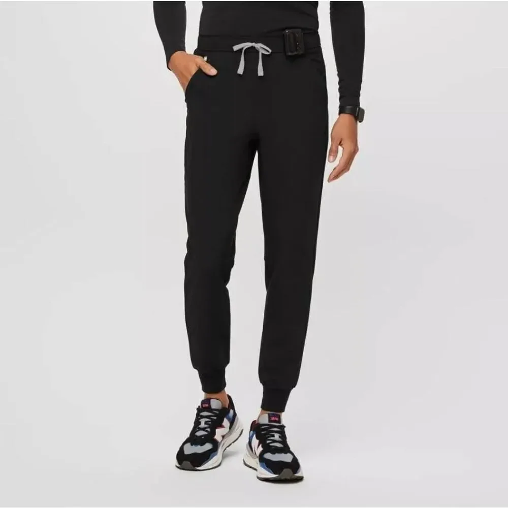 Figs Black Men's Large Tansen Jogger Scrub Pants